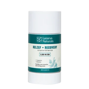 Lazarus Naturals CBD Balm Stick Relief + Recovery - 3.600mg 72g