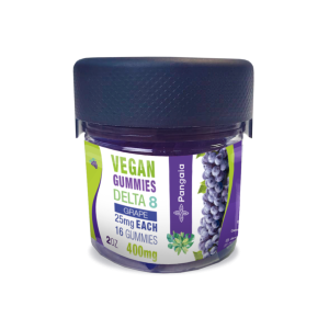 Pangaia Gummies Vegan Delta 8 400mg 16 gummies Grape