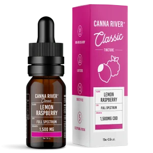 Canna River Full Spectrum CBD Classic Tincture – 1.500mg 15ml Lemon Raspberry