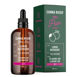 Canna River Full Spectrum Ultra Pain CBD/CBG 3:1 - 20000mg/120ml Lemon Raspberry