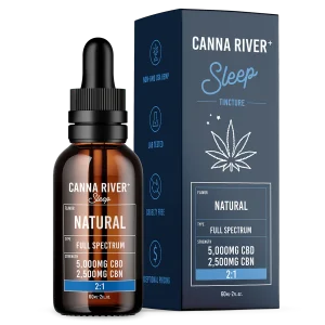 Canna River Full Spectrum Sleep Tincture CBD/CBN 2:1 - 7500mg/60ml Natural