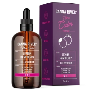 Canna River Full Spectrum Ultra Calm Full Tincture CBD/CBN/CBG 6:1:1 - 20000mg/120ml Natural