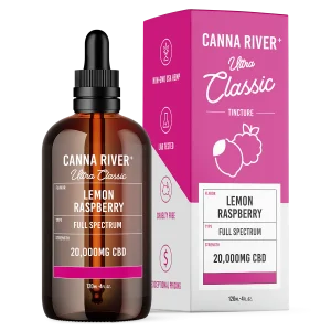 Canna River Full Spectrum CBD Ultra Classic Tincture - 20000mg/120ml Lemon Raspberry