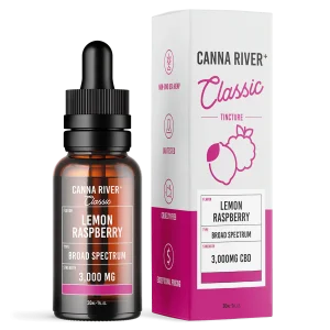 Canna River Broad Spectrum CBD Classic Tincture – 3.000mg 30ml Lemon Raspberry