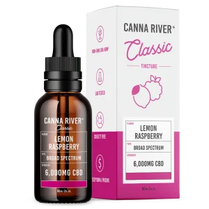 Canna River Broad Spectrum CBD Classic Tincture - 6.000mg 60ml Lemon Raspberry