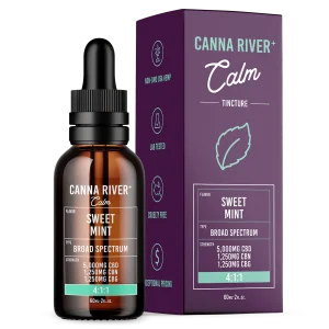 Canna River CBD/CBN/CBG Broad Spectrum Calm Oil Tincture 7.500mg 4:1:1 - Sweet Mint