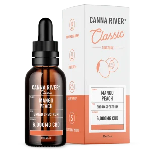 Canna River Broad Spectrum CBD Classic Tincture - 6.000mg 60ml Mango Peach
