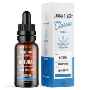 Canna River Broad Spectrum CBD Classic Tincture – 3.000mg 30ml Natural