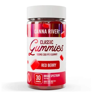 Canna River Broad Spectrum Classic Gummies 100mg/unidade 30 gummies Red Berry