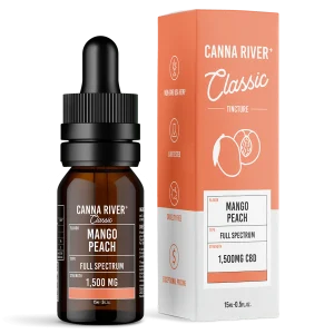 Canna River Full Spectrum CBD Classic Tincture – 1.500mg 15ml Mango Peach