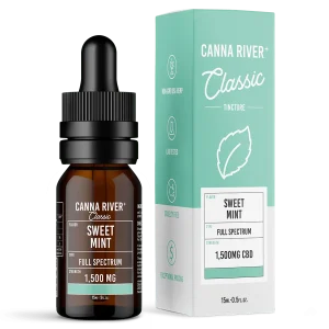 Canna River Full Spectrum CBD Classic Tincture – 1500mg/15ml Sweet Mint