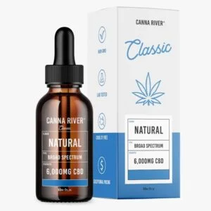 Canna River Broad Spectrum CBD Classic Tincture - 6.000mg 60ml Natural