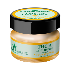 Elite THCA Live Rosin Maui Wowie Sativa 10g