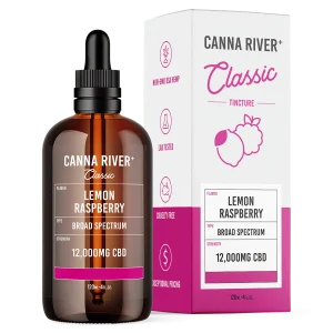 Canna River Full Spectrum CBD Classic Tincture - 12000mg/120ml Lemon Raspberry