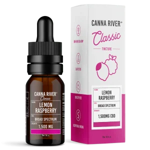 Canna River Broad Spectrum CBD Classic Tincture 1.500mg 15ml Lemon Raspberry