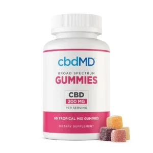CbdMD Gummies Broad Spectrum CBD 6.000mg 60 Gummies - Tropical Mix