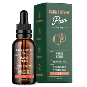 Canna River Full Spectrum Pain CBD/CBG 2:1 - 7.500mg 60ml Mango Peach