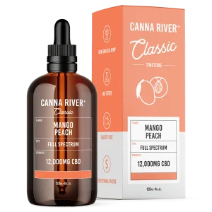 Canna River Full Spectrum CBD Classic Tincture - 12.000mg/120ml Mango Peach
