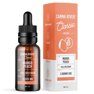 Canna River Full Spectrum CBD Classic Tincture - 3000mg/30ml Mango Peach