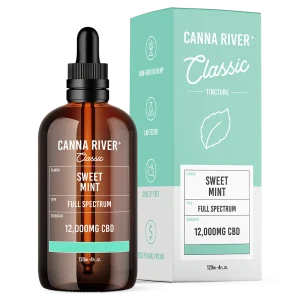 Canna River Full Spectrum CBD Classic Tincture - 12000mg/120ml Sweet Mint