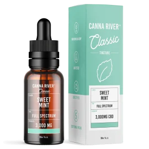 Canna River Full Spectrum CBD Classic Tincture - 3000mg/30ml Sweet Mint