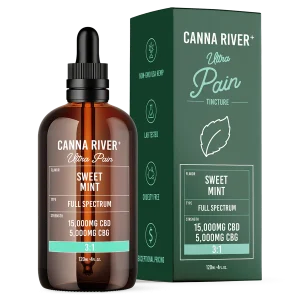Canna River Full Spectrum Ultra Pain CBD/CBG 3:1 - 20000mg/120ml Sweet Mint