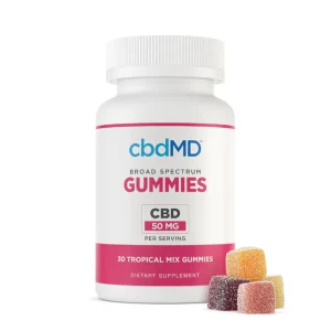 CbdMD Gummies Broad Spectrum CBD 1.500mg 30 Gummies - Tropical Mix