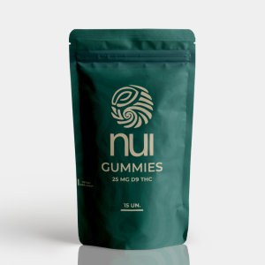 Nui Life Gummy Delta 9 THC 25mg 15 gummies