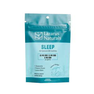 Lazarus CBD+CBN Gummies Sleep 250mg - Lemon Mango 10 Gummies