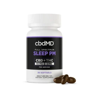 CbdMD Sleep Softgels Full Spectrum CBD 1.500mg 30 Softgels