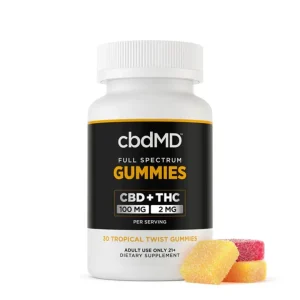 CbdMD Gummies Full Spectrum CBD 3.000mg 30 Gummies - Tropical Twist