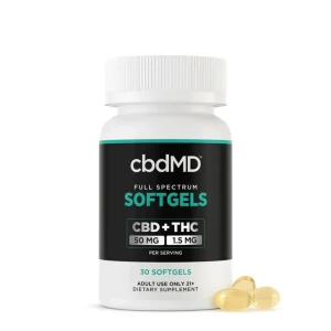 CbdMD Softgels Full Spectrum CBD 1.500mg 30 Softgels
