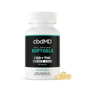 CbdMD Softgels Full Spectrum CBD 6.000mg 60 Softgels