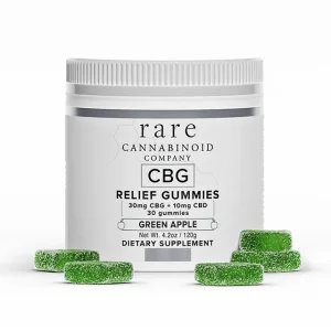 Rare Gummies Relief Isolate CBG 900mg 30 Gummies
