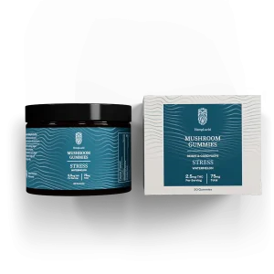 HempLucid Gummies Stress THC 75mg 30 Gummies - Watermelon