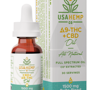 USA Hemp Delta Blend 750mg CBD / 750mg THC 30ml (1.500mg)