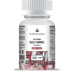 Korasana Gummies Delta 9 300mg-10 unidades