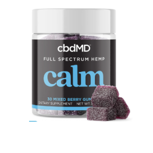 CbdMD Calm Gummies Full Spectrum CBD 3.000mg 30 Gummies - Mixed Berry