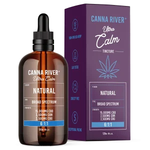 Canna River Broad Spectrum CBD/CBN/CBG Ultra Calm Tincture 20.000mg 120ml Natural