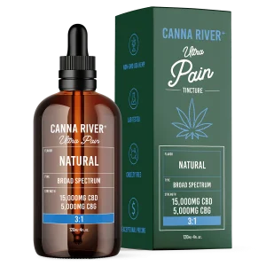 Canna River Broad Spectrum CBD/CBG Ultra Pain Tincture 3:1 20.000mg 120ml Natural