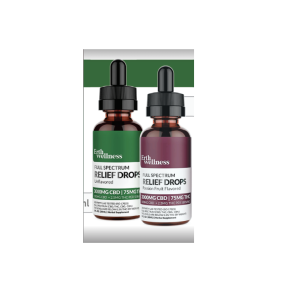 Erth Wellness Full Spectrum Relief Drops 3.000mg CBD | 75mg THC 30ml