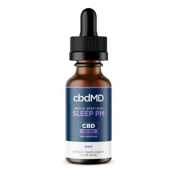 CbdMD CBD Oil Tincture Broad Spectrum 1.500ml 30ml - Mint