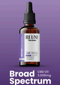 Reuni CBD Oil Broad Spectrum 3.600mg 30ml