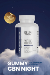 Reuni CBN Night Full Spectrum Gummy 1350mg 30 Unidades
