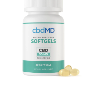 CbdMD Broad Spectrum CBD 1.500mg 30 Softgels