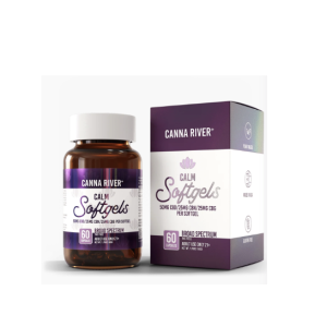 Canna River Broad Spectrum Calm Softgels CBD:CBN:CBG 60un