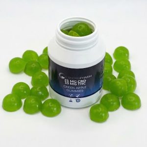 Candropharm Gummies 25 mg CBD + 10 mg THC Green Apple 30 unidades